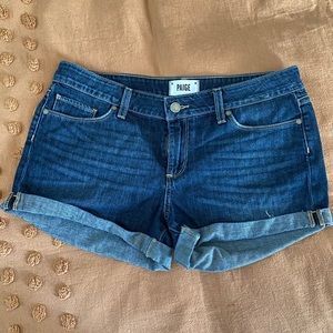 Paige denim shorts.